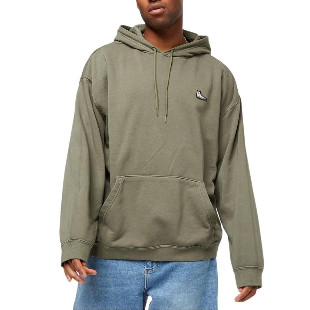 Converse Sweatshirts Unisex Green Hooded Moderate Regular 10025456-A05