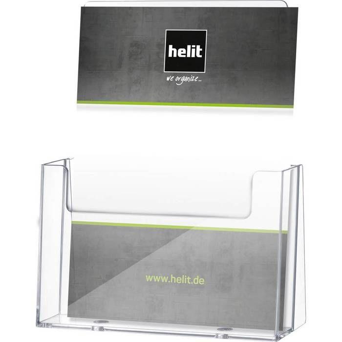 Porte-brochure De Table - HELIT - A5 Portrait - 1 Compartiment