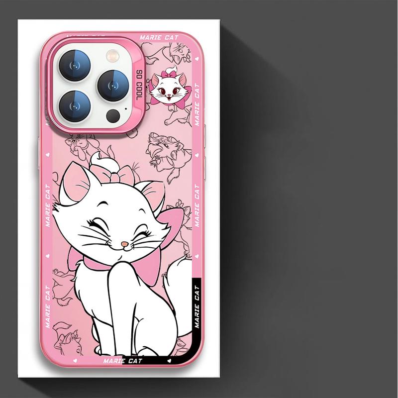 Lustige Marie Katze Handyhülle für Apple iPhone 16 15 Pro Max 13 14 Plus 12 11 Pro plus Matt
