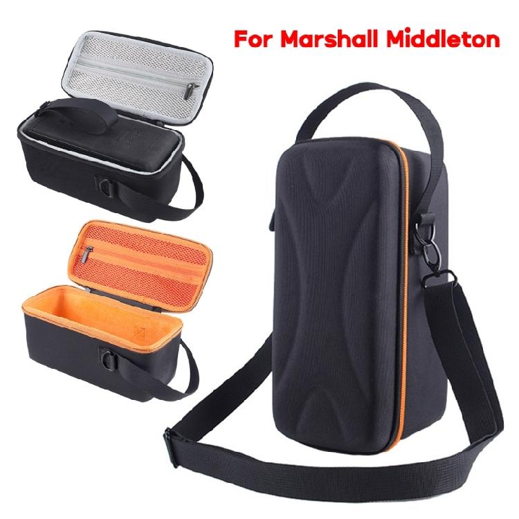 Shoulder Bag with Hand Strap Small Case- for MARSHALL MIDDLETON Wireless Speaker