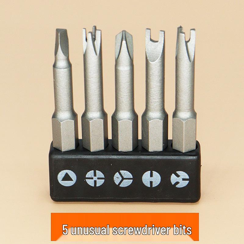 

Набір з 50 насадок для викрутки різної форми: Ключ U-подібний, Y-подібний, Трикутний для зняття гвинтів корпусу побутової техніки