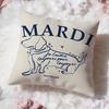 Brand M-Mardi MercrediS Cushion Cover Premium Comfort Reversible Pillow Cove -Two In One Design for Any Room & Car Interior