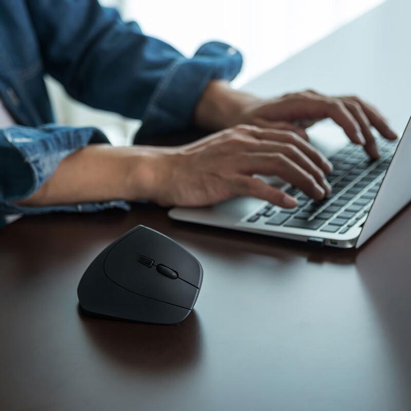 Sanwa Ergonomic Vertical Wireless Mouse