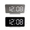 Modern LED Digital Clock Date Time Temperature Display Dimmable Backlights 2 Alarms Snooze Function USB Port 5V