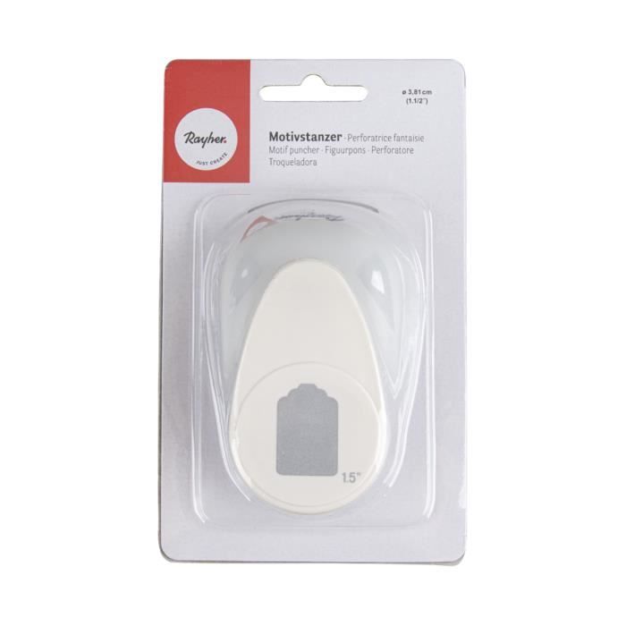 Perforatrice fantaisie - Blister-LS - Tag 3,5x2,3cm - 1 1/2" - 1 pièce