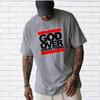 Neues Sommer-Herrenmode-T-Shirt God Over Everything Aufgedrucktes Herren-T-Shirt Top