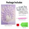 Pearl Art Painting Kit for Adults and Beginners Elegant Peacock Sparkling Painting Craft Home Wall Decor Handmade Gift