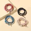 Stylish Glass Multi-Layer Bracelet Stacking Statement Bracelets Fashionable and Comfortable Jewelry for Women and Girls
