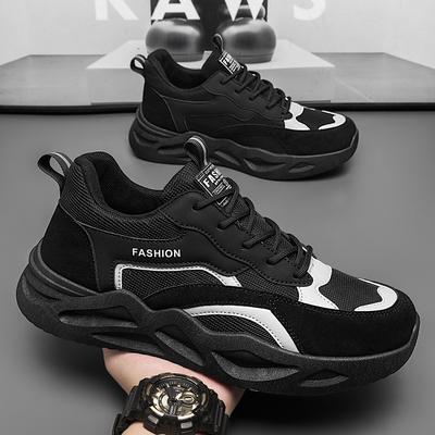 Pantofi de primăvară pentru bărbați, pantofi noi respirabili de asigurare a muncii, pantofi de platformă versatili de trend pentru bărbați, pantofi sport antiderapanți, pantofi casual la modă
