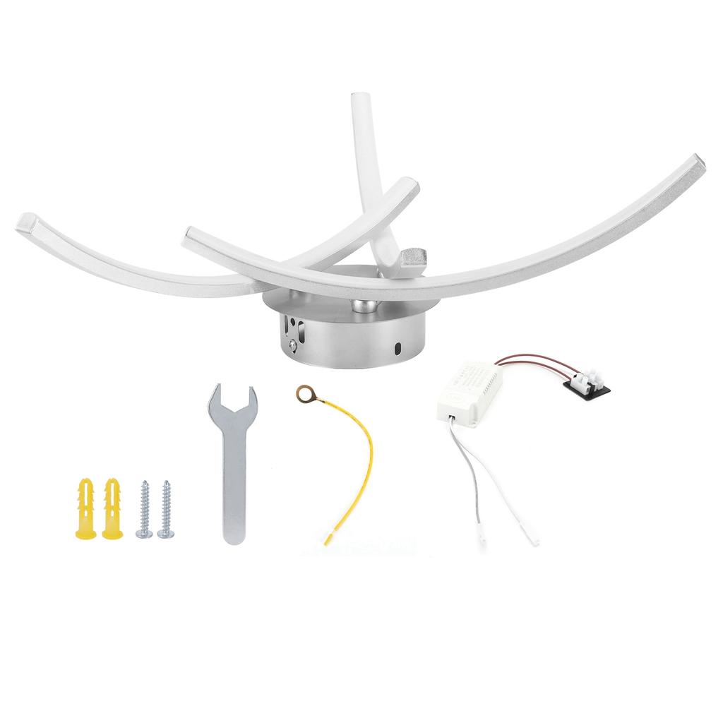 18W 105LED Ceiling Light Arc Ceiling Lamp for Living Room Bedroom Decor AC85?265V Warm Light