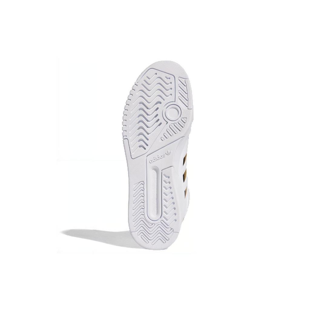 Adidas Drop Step XL White Gold Metallic Unisex Sneakers Footwear-White FW2040