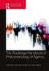 Bok The Routledge Handbook of Phenomenology of Agency