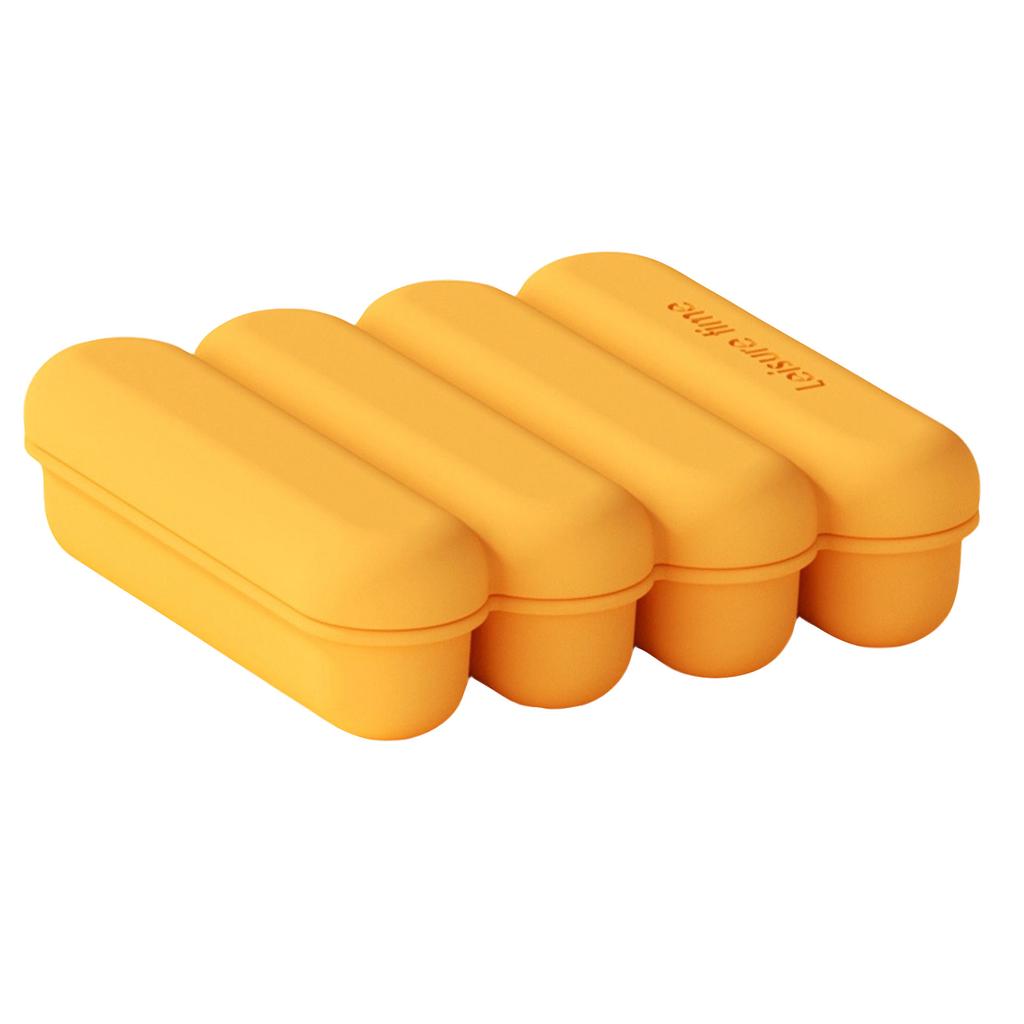 Silicone Ice Cube Tray Long Rectangle Mold Flexible Non-Stick Large Ice Block Maker for Beverage and Cocktail Use Kitchen Accessory