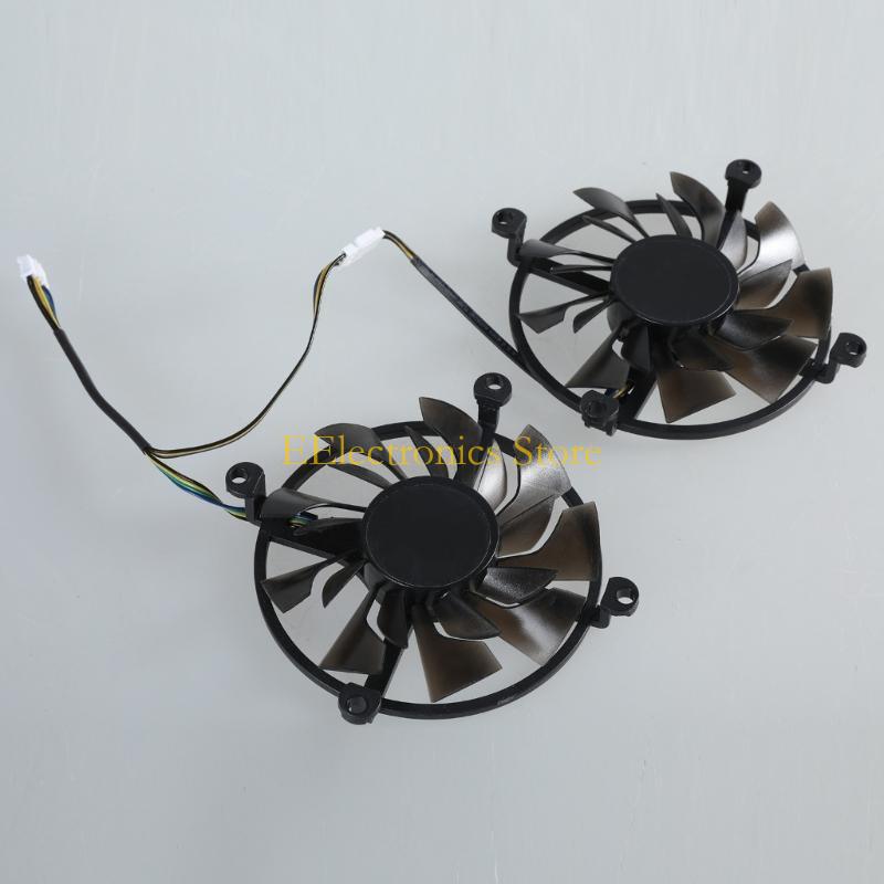 B03C 86mm Graphics Card Cooling Fan with 4Pin Connectors for eForce GTX1060 GTX960 GTX950 Enhances Heat Dissipation