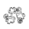 10pcs Cat Heart Snap Hook Trigger Clips Buckles for Keychain Lobster Lobster Clasp Hooks for Key Ring Clasp Jewelry Accessories