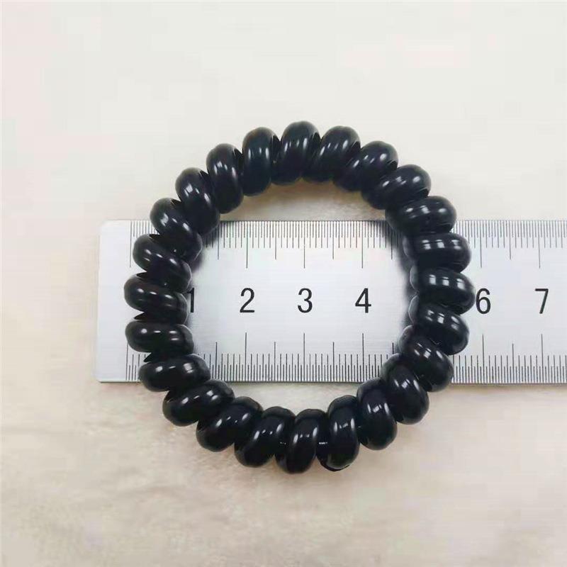 20pcs Versatile Good-looking Transparent Phone Line Headband for Women Colorful Candy Colored Headband with High Elasticity