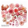 50 Pieces Artificial Flower Heads Mixed Sizes Decorative MultiStyle for Shop Display,