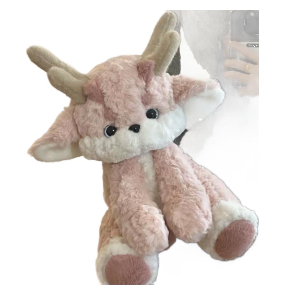 Little Pink Dragon Doll Plush Toy, Cute Sleeping Pillow, Ideal Birthday Gift for Boys and Girls