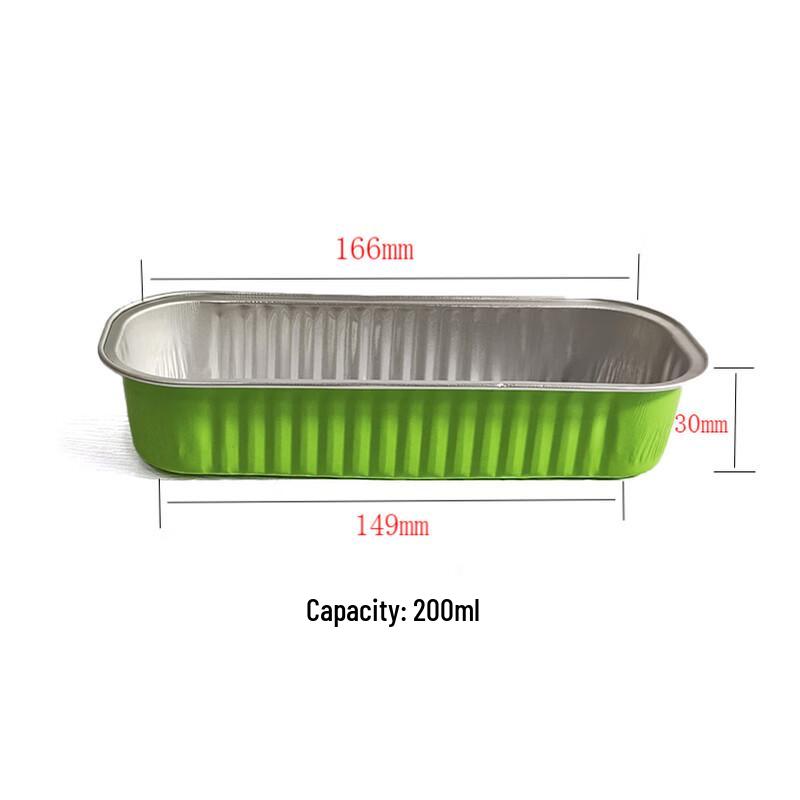 

MDNG 200ml Aluminum Foil Containers with PET Lids, 100-Pack