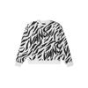 Vans Mikina s kulatým výstřihem s tygřím vzorem Unisex topy Bílá VN0002BPYM8