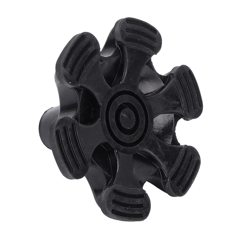 Walking Cane Tip Silicone 6 Pillar Design Strong Stability Prevent Slipping 22mm Walking Sticks Foot Pad