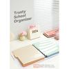 Plastic Folders with Pockets 3 Hole Punched, 6 Pack Pastel Pocket Folders for 3 Ring Binder, Unique 1/3 Cut Tabs with Colorful Labels, School