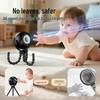 Portable Silent Octopus Camping Fan: Multifunctional Mini Handheld Stroller Cooler
