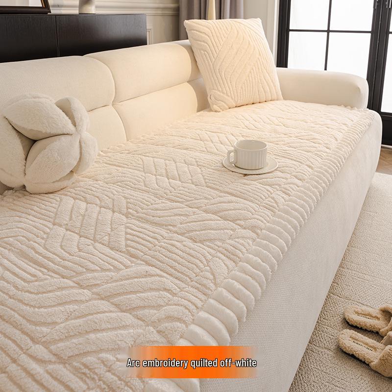 Plüsch-Fleece-Rutschfeste Sofakissen und Bezüge