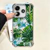 Summer Plants Green Leaf Soft Phone Case For Xiaomi Poco X7 X8 Pro Max X6 X5 X3 F8 Ultra F7 M8 M7 M5S Redmi 15C 15A 15 14C 13C 1
