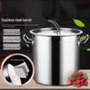 Commercial 304 Stainless Steel Soup Pot with Lid