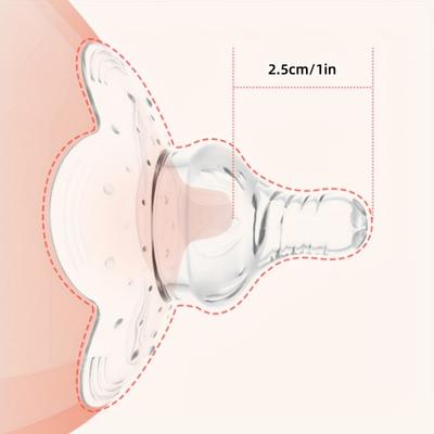 Comfortable Nursing Experience of A Portable Silicone Nipple Protection Cap Without Bisphenol A for Breastfeeding Nipple Covers