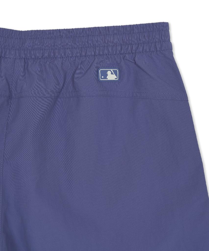 Emelbi Basic Small Logo Cotton Touch Woven Ankle Shorts Ny (D.Purple)