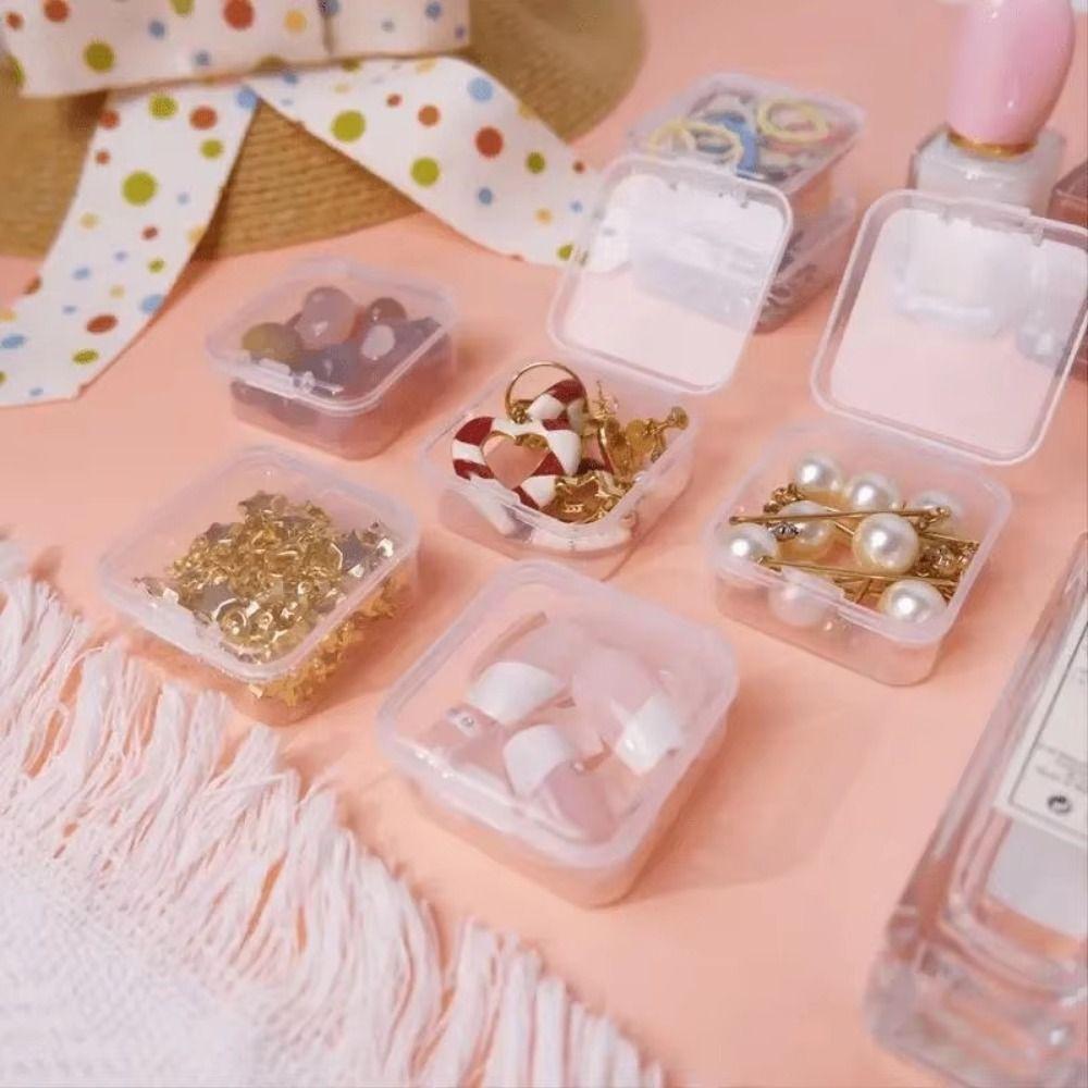 Plastic Beads Storage Box DIY Bracelet Display Organizer Jewelry Storage Case  Painting Accessories