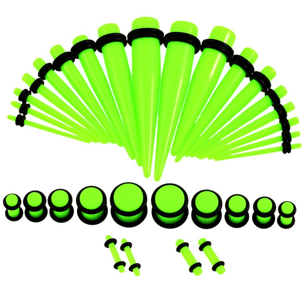 

Набор из 36 акриловых конусных украшений для пирсинга (1,6мм-10мм)