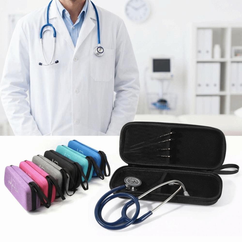 EVA Portable Storage Box Hard Shell Stethoscope Carrying Case Multi-functional Nurse Case Office
