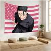 Jujutsu Kaisen Geto Suguru Amerikaanse Vlag Wandkleed, Op Anime Geïnspireerd Muur Banner, Aangepast Slaapkamer & Kapperszaak Decor, Jjk Platte Print