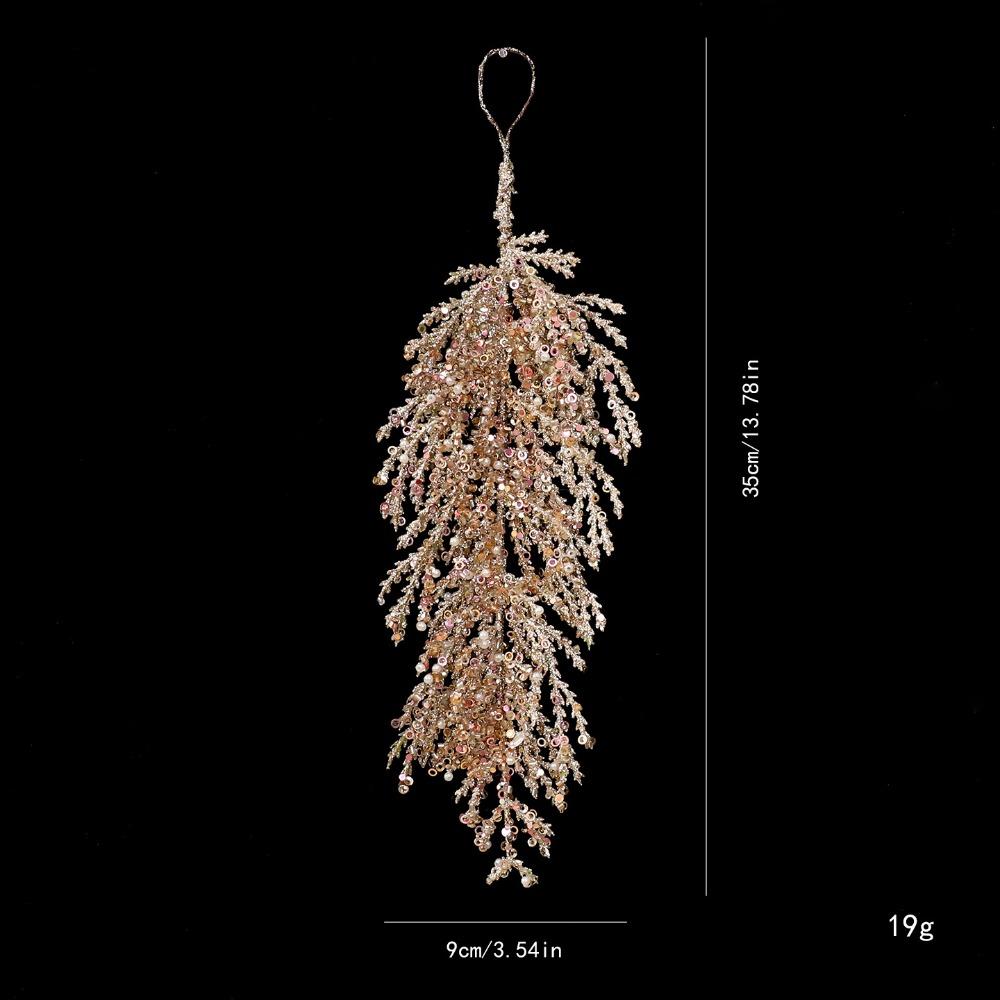 Kunststoff-Weihnachts-Schmetterlings-Ornament Leicht Wiederverwendbar Weihnachtsbaumschmuck Funkelnder Glitzer Schmetterling Hängedekoration