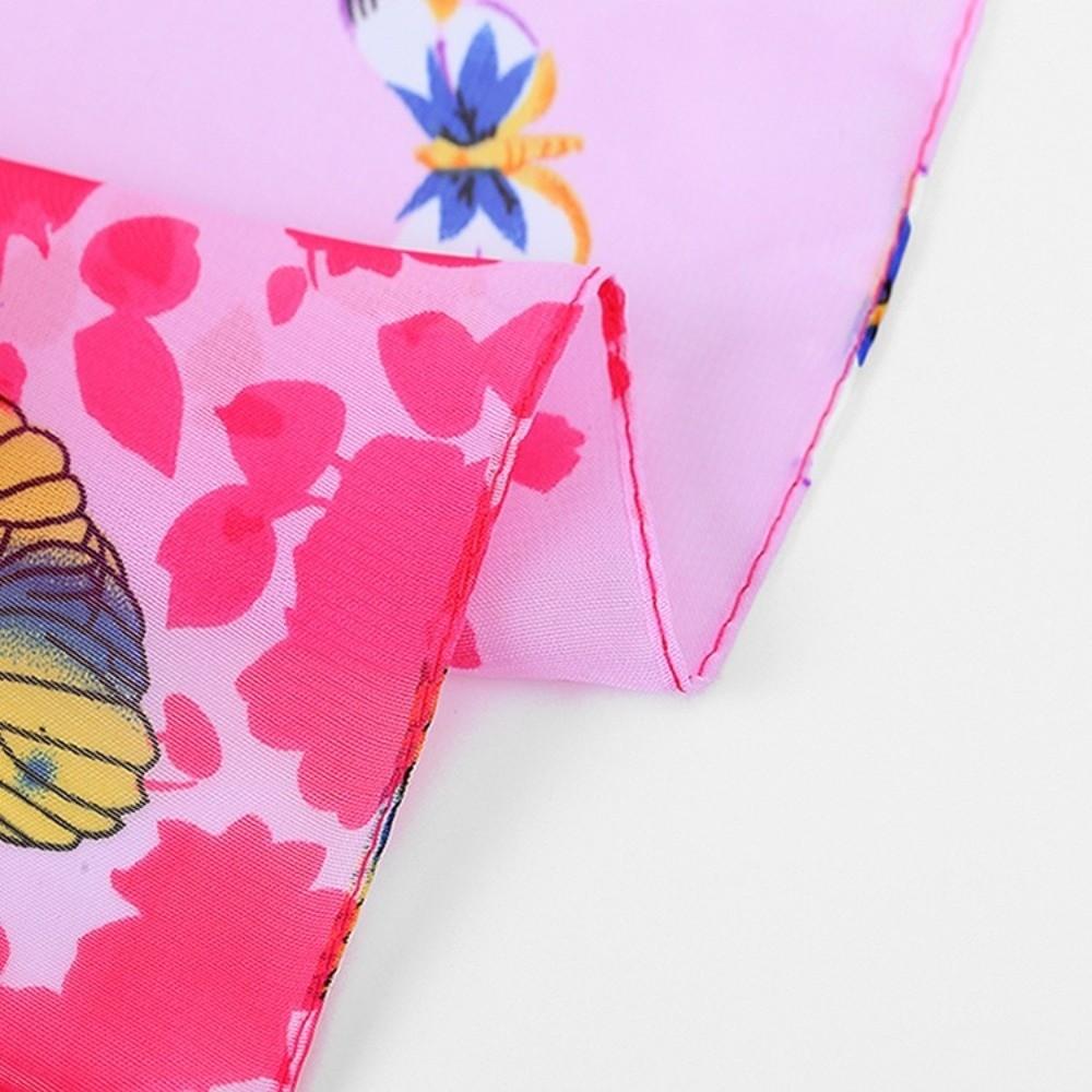 Soft Floral Printed Hijab Thin Beach Shawl Fashion Chiffon Scarf
