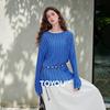 Chuyu Lyocell Breathable Hollow Knit Top