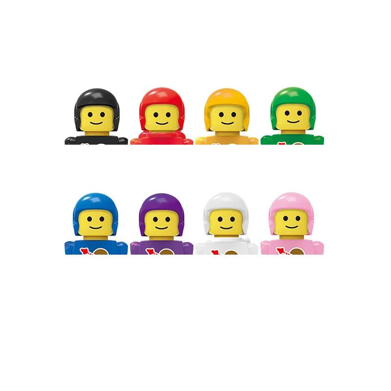 Non-Toxic City Characters Action Figures Building Blocks Policeman Teacher Fireman Occupation Mini Figurine Dolls Bricks Set Children Toys