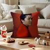 Actor Tony Leung Chiuwai Cushion Cover Anti-Dustmite Pillowcase Invisible Zipper Silky Short Plush Sofa Cushion Cover