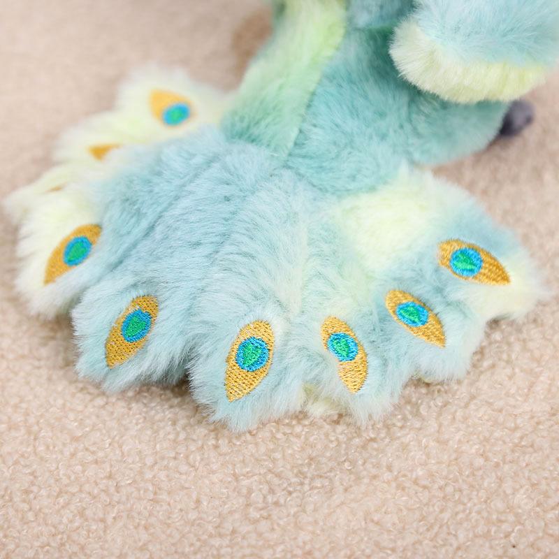 Cute Peacock Doll Pendant Keychain Animal Plush Toy Unisex Bag Hanging Ornaments Polyester PP Cotton Filling 12cm 14 Years
