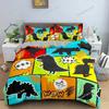 Color Comic Pattern Duvet Cover Queen King Cartoon Bedding Set for Kids Boys Girls Hippie Hip Hop Rock Style Comforter Cover741