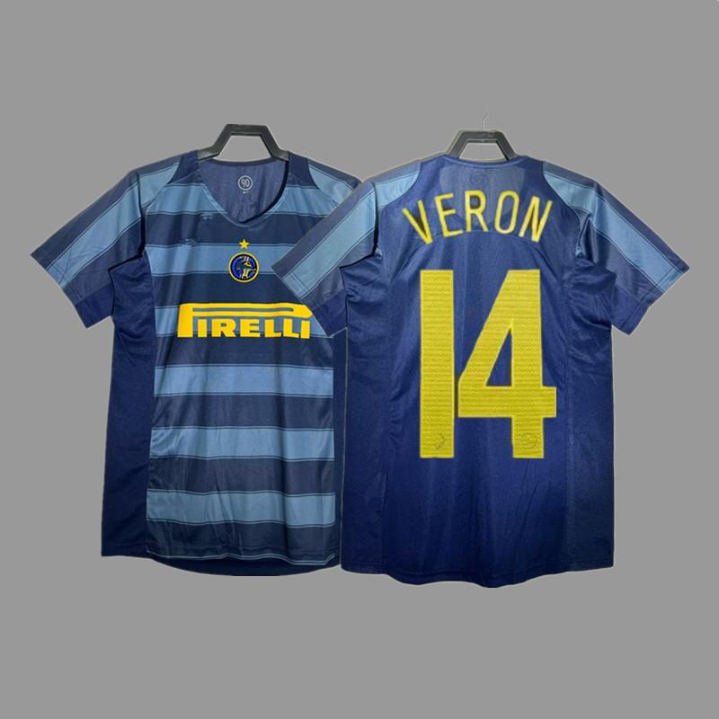 Inter Retro Jersey Football Jersey Classic Baggio Ronaldo Zanetti Figo Adriano Jersey