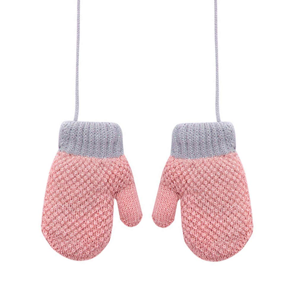 

eigenn Mittens with Thick Warm for Boys and Girls Ages Perfect for Playing in the Going to and as a Baby Gift Children s Drawstring, Fleece-Lined,