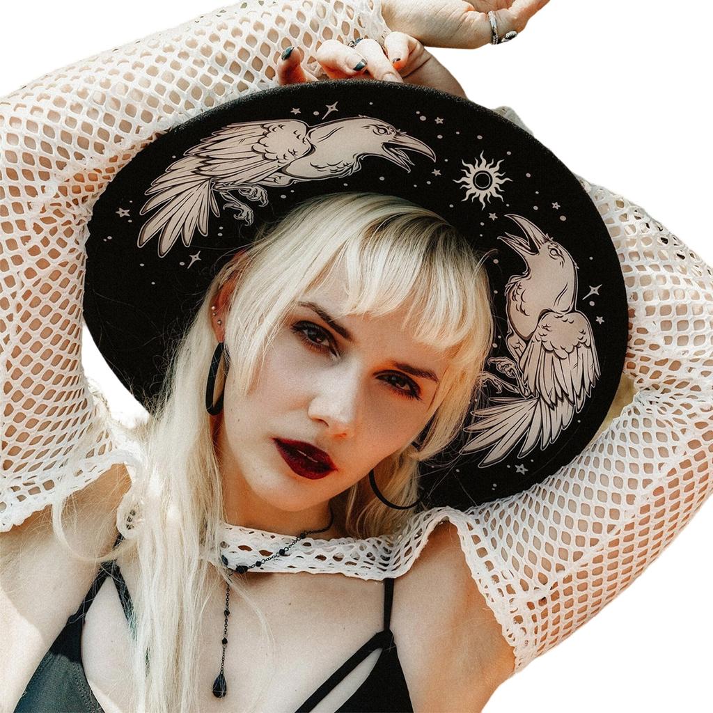 Classical Gothic Top Hat Suitable for Men Women and Children As Halloween Decoration or Stylish Fashion Statement