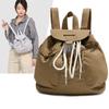 Schoolbag1011 new Korean ins women's niche design lightweight pocket button drawstring backpack outdoor nylon