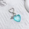 Elegant Heart Keychain Pendant Key Charm Keyring for Everyday Use and Travel