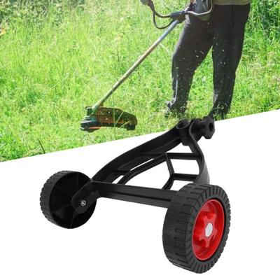 Rasentrimmerrad ABS Schnelle Montage Rasentrimmer Zusatzstützrad Für Gartenarbeiten Trimmen