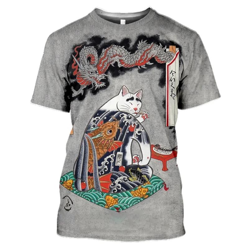 

Men Women 3D Printed Animal Harajuku T Shirts Streetwear Hip Hop Popular Fashion Soft Top L